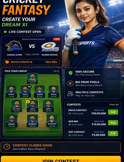 Sridevi (sridevi) fantasy cricket & matchday visual 3